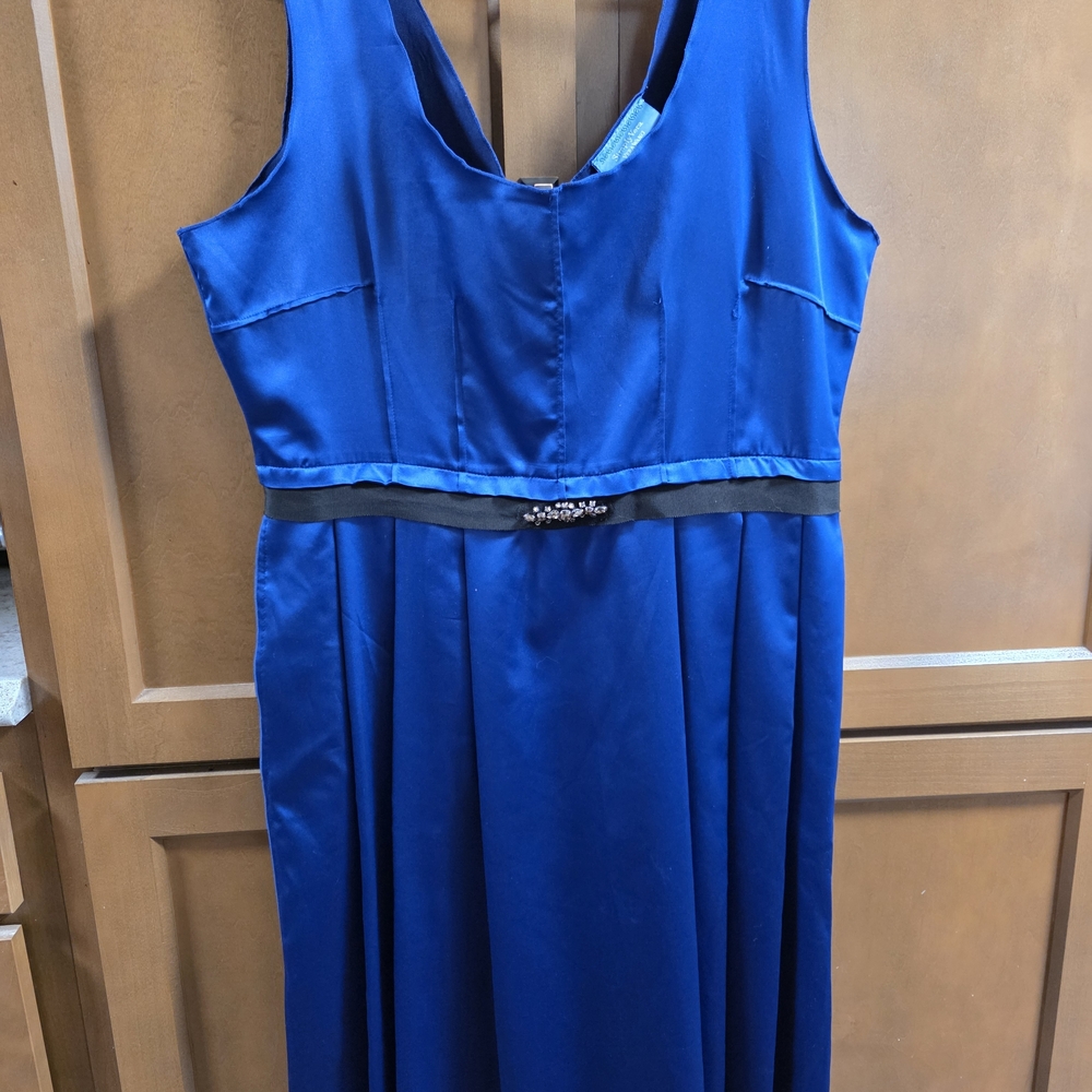 Simply Vera Vera Wang Royal Blue Backless Dress